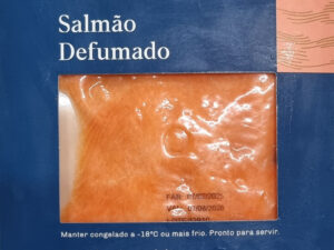 Filé de salmão defumado fatiado 80g