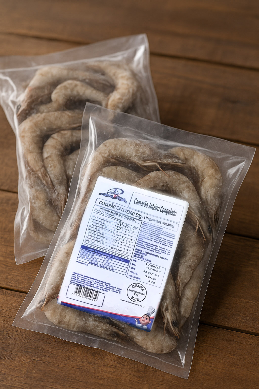 Camarão viveiro 50g